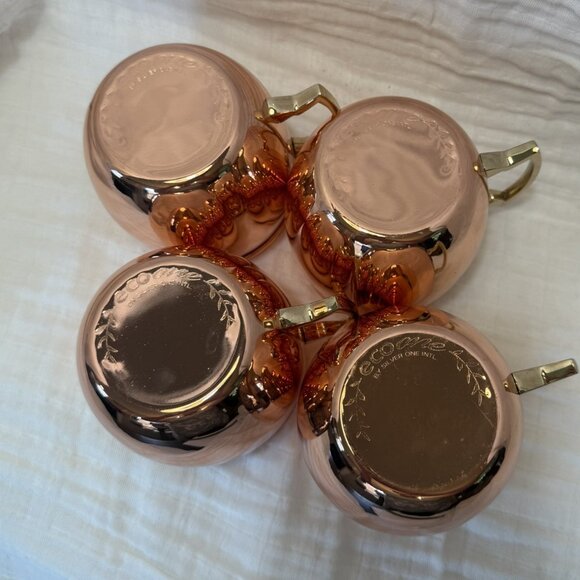 Set of 4 EcoOne Copper Mugs - 16 oz | Moscow Mule Mugs | New - Picture 7 of 15